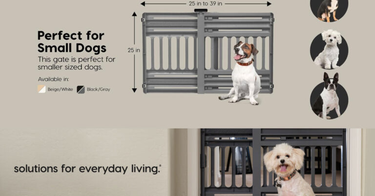 Create a versatile solution for pet owners with iris usa portable pet gate