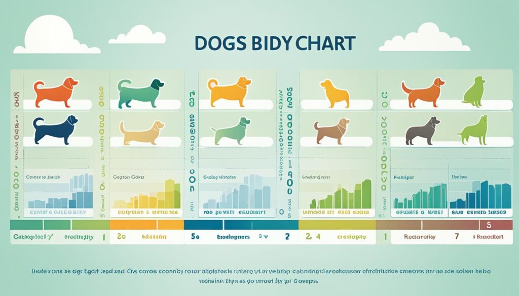 Body condition score chart for dogs