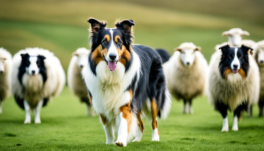 Collie herding dog