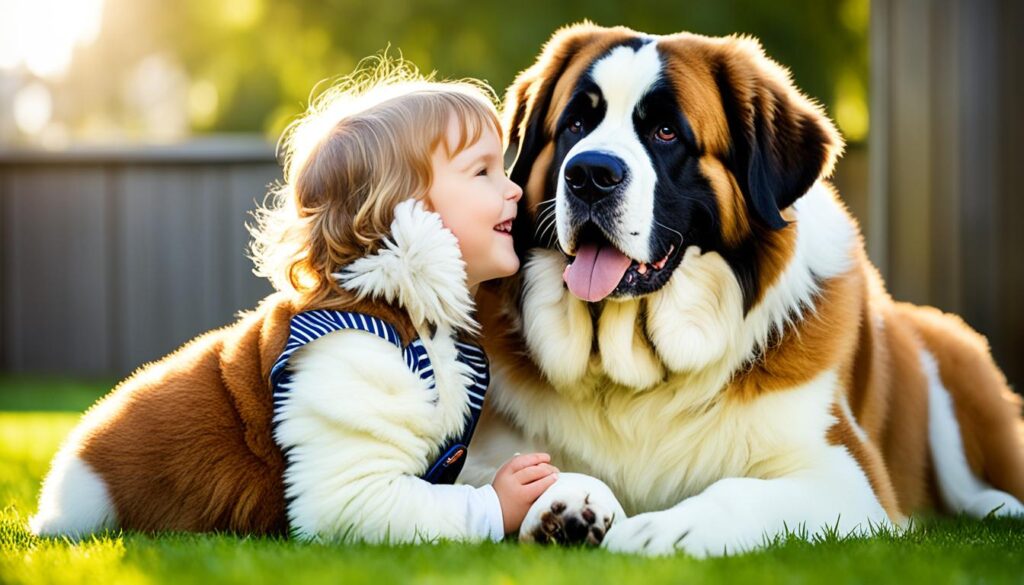 Gentle giant breeds with children