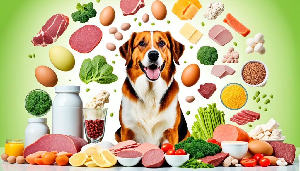 Protein sources for canine hepatic diet