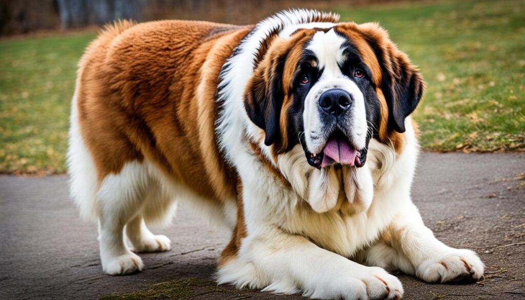 Saint Bernard gentle large dog breeds