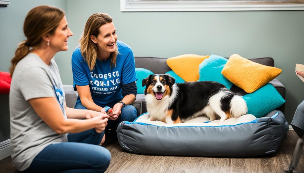 Dog adoption home visit