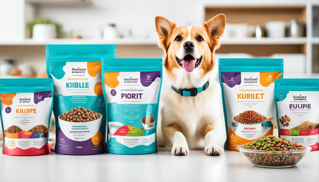 Low-calorie dog food